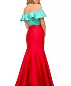 Nox Anabel - Q129 Two Piece Off-Shoulder Mermaid Dress Formal Gowns