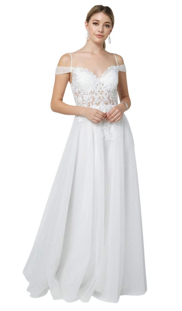 Nox Anabel - S265 Embroidered Off-Shoulder A-line Dress Formal Gowns 7 Nox Anabel - S265 Embroidered Off-Shoulder A-line Dress Formal Gowns