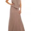 Odrella - 1321 Beaded Halter A-Line Dress Formal Gowns