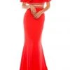 Odrella - 4562 Faux Two-Piece Off Shoulder Mermaid Gown 2 Odrella - 4562 Faux Two-Piece Off Shoulder Mermaid Gown