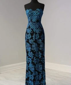 Panoply - 14937 Embroidered Strapless Dress With Overlay 12 Panoply - 14937 Embroidered Strapless Dress With Overlay