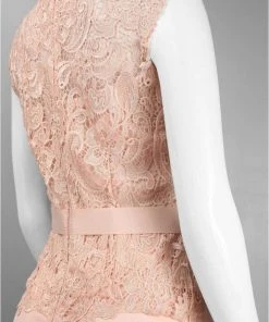 Formal Gowns Patra - 13654 Lace Embellished V-Neck Chiffon Dress 9 Formal Gowns Patra - 13654 Lace Embellished V-Neck Chiffon Dress