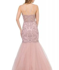 Poly USA - 8352 Embellished Sweetheart Trumpet Gown