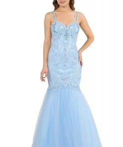 Poly USA - 8352 Embellished Sweetheart Trumpet Gown