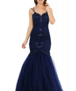 Poly USA - 8352 Embellished Sweetheart Trumpet Gown