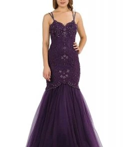 Poly USA - 8352 Embellished Sweetheart Trumpet Gown