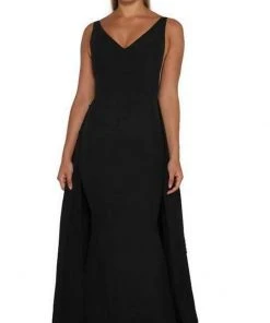 Formal Gowns Portia And Scarlett - Endora Gown Vee Sleeveless Overskirt Gown