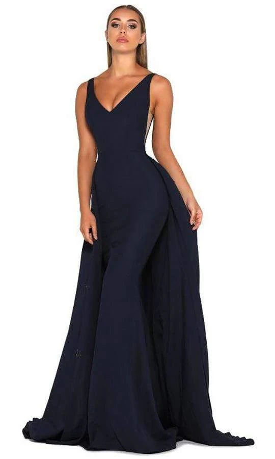 Formal Gowns Portia And Scarlett - Endora Gown Vee Sleeveless Overskirt Gown 5 Formal Gowns Portia And Scarlett - Endora Gown Vee Sleeveless Overskirt Gown