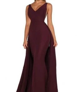 Formal Gowns Portia And Scarlett - Endora Gown Vee Sleeveless Overskirt Gown 13 Formal Gowns Portia And Scarlett - Endora Gown Vee Sleeveless Overskirt Gown