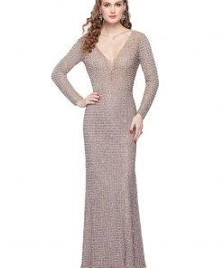 Primavera Couture - 1961 Long Sleeve Sequined Gown
