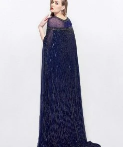 Primavera Couture - 1984 Embellished Illusion Jewel Sheath Dress 5 Primavera Couture - 1984 Embellished Illusion Jewel Sheath Dress