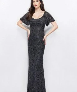 Primavera Couture - 1991 Embellished Scoop Sheath Dress