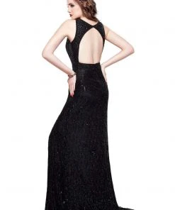 Formal Gowns Primavera Couture - 3016 Embellished Halter Dress