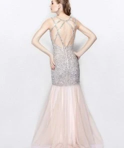 Formal Gowns Primavera Couture - 3039 Sparkling Sequined Sleeveless Mermaid Gown 7 Formal Gowns Primavera Couture - 3039 Sparkling Sequined Sleeveless Mermaid Gown