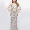 Primavera Couture - 3041 Two-Piece Shimmering Beaded Evening Gown