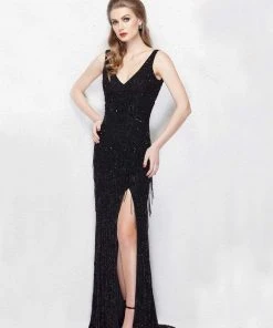 Primavera Couture - 3046 Posh Bejeweled Sleeveless Evening Gown Formal Gowns 8 Primavera Couture - 3046 Posh Bejeweled Sleeveless Evening Gown Formal Gowns