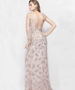 Primavera Couture - 3046 Posh Bejeweled Sleeveless Evening Gown Formal Gowns 7 Primavera Couture - 3046 Posh Bejeweled Sleeveless Evening Gown Formal Gowns