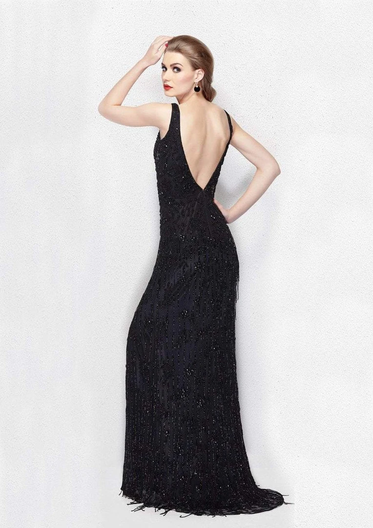 Primavera Couture - 3046 Posh Bejeweled Sleeveless Evening Gown Formal Gowns 6 Primavera Couture - 3046 Posh Bejeweled Sleeveless Evening Gown Formal Gowns