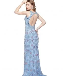 Primavera Couture - 3067 Shimmering Embellishment Sheath Gown Formal Gowns 7 Primavera Couture - 3067 Shimmering Embellishment Sheath Gown Formal Gowns