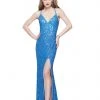 Primavera Couture - 3092 Thin Strap Sequined Sheath Gown Formal Gowns 2 Primavera Couture - 3092 Thin Strap Sequined Sheath Gown Formal Gowns