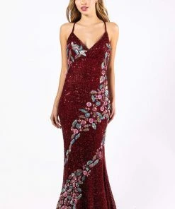 Primavera Couture - 3243 Vibrant Contrast Floral Beaded Gown Formal Gowns 16 Primavera Couture - 3243 Vibrant Contrast Floral Beaded Gown Formal Gowns
