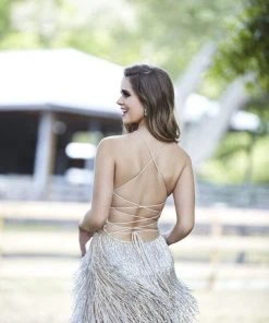 Primavera Couture - 3319 Beaded Halter Sheath Dress Cocktail Dresses 10 Primavera Couture - 3319 Beaded Halter Sheath Dress Cocktail Dresses