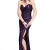 Formal Gowns Primavera Couture - 9513 Strapless Glittering Evening Gown