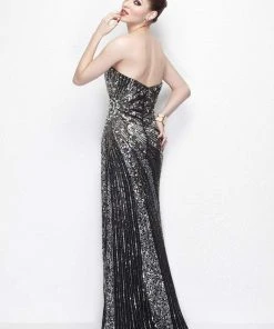 Primavera Couture - 9982 Strapless Sequined Evening Gown Formal Gowns 11 Primavera Couture - 9982 Strapless Sequined Evening Gown Formal Gowns
