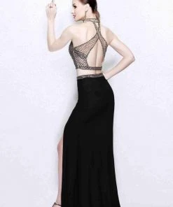 Primavera Couture - Gorgeous High Illusion Two-Piece Sheath Gown 1857 9 Primavera Couture - Gorgeous High Illusion Two-Piece Sheath Gown 1857