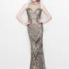 Formal Gowns Primavera Couture - Illusion Long Beaded Dress 1736