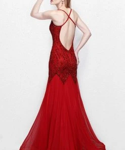 Primavera Couture - Long Sequined Fitted Trumpet Gown 1840 Formal Gowns 14 Primavera Couture - Long Sequined Fitted Trumpet Gown 1840 Formal Gowns