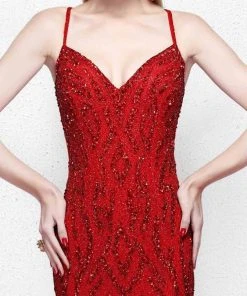 Primavera Couture - Long Sequined Fitted Trumpet Gown 1840 Formal Gowns 15 Primavera Couture - Long Sequined Fitted Trumpet Gown 1840 Formal Gowns