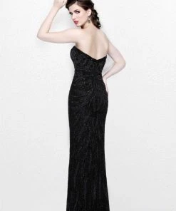 Primavera Couture - Strapless Long Fitted Dress 1837 Formal Gowns