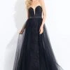Rachel Allan - 6004 Strapless Tulle Overlay Mermaid Gown Formal Gowns 2 Rachel Allan - 6004 Strapless Tulle Overlay Mermaid Gown Formal Gowns