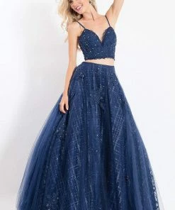 Rachel Allan - 6049 Two Piece Lace Tulle Ballgown Formal Gowns 5 Rachel Allan - 6049 Two Piece Lace Tulle Ballgown Formal Gowns
