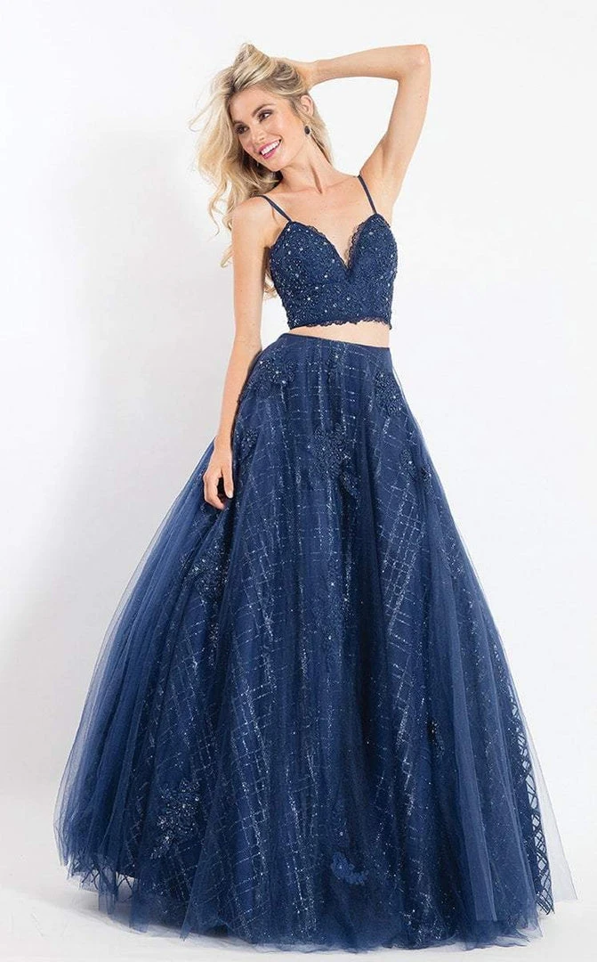 Rachel Allan - 6049 Two Piece Lace Tulle Ballgown Formal Gowns 4 Rachel Allan - 6049 Two Piece Lace Tulle Ballgown Formal Gowns