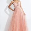 Formal Gowns Rachel Allan - 6057 Deep V-neck A-line Dress 2 Formal Gowns Rachel Allan - 6057 Deep V-neck A-line Dress