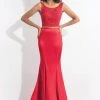 Formal Gowns Rachel Allan - 6070 Two Piece Beaded Trumpet Dress 2 Formal Gowns Rachel Allan - 6070 Two Piece Beaded Trumpet Dress
