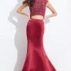 Formal Gowns Rachel Allan - 6074 Two Piece Beaded Jewel Mermaid Gown 1 Formal Gowns Rachel Allan - 6074 Two Piece Beaded Jewel Mermaid Gown