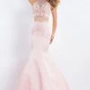 Rachel Allan - 6133 Embellished Illusion High Mermaid Dress