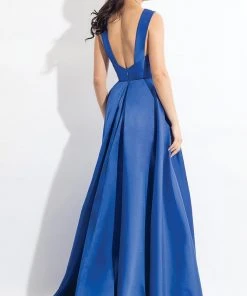 Rachel Allan - 6139 Strappy Mikado A-line Dress