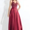 Formal Gowns Rachel Allan - 6180 Beaded Sweetheart Satin Gown