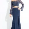 Rachel Allan - 6204 Embellished Off-Shoulder Two Piece Gown