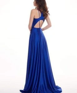 Rachel Allan - 6405 Halter Neck And Shorts With Overlay Prom Dress 23 Rachel Allan - 6405 Halter Neck And Shorts With Overlay Prom Dress