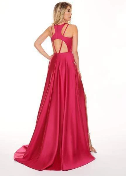 Rachel Allan - 6405 Halter Neck And Shorts With Overlay Prom Dress 10 Rachel Allan - 6405 Halter Neck And Shorts With Overlay Prom Dress