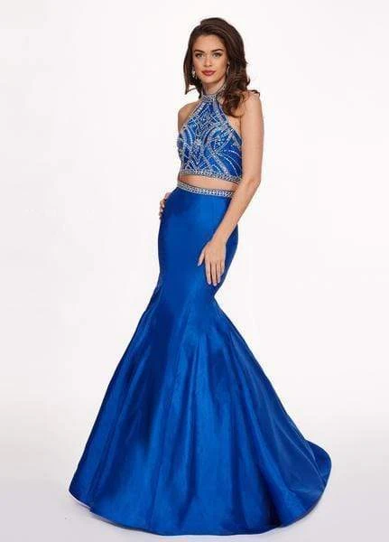 Rachel Allan - 6418 Two-Piece Crystal Bodice Trumpet Gown Formal Gowns 9 Rachel Allan - 6418 Two-Piece Crystal Bodice Trumpet Gown Formal Gowns