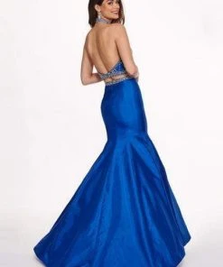 Rachel Allan - 6418 Two-Piece Crystal Bodice Trumpet Gown Formal Gowns 19 Rachel Allan - 6418 Two-Piece Crystal Bodice Trumpet Gown Formal Gowns