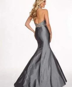 Rachel Allan - 6418 Two-Piece Crystal Bodice Trumpet Gown Formal Gowns 13 Rachel Allan - 6418 Two-Piece Crystal Bodice Trumpet Gown Formal Gowns