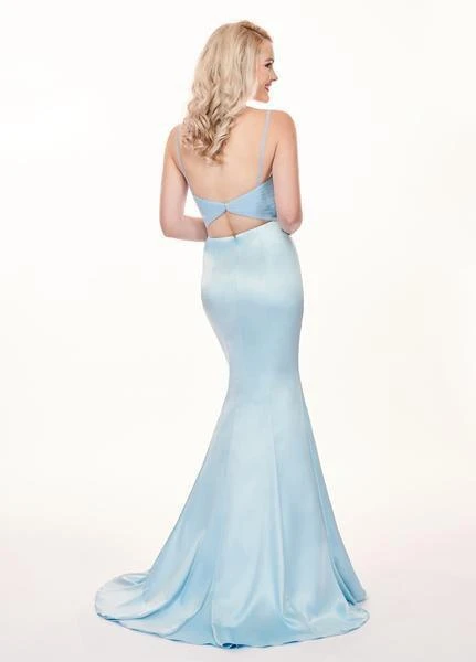 Rachel Allan - 6498 Shirred Midriff Cutout Overskirt Gown Formal Gowns 10 Rachel Allan - 6498 Shirred Midriff Cutout Overskirt Gown Formal Gowns