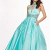 Rachel Allan - 6528 Beaded Midriff Cutout Bodice Gown Formal Gowns 2 Rachel Allan - 6528 Beaded Midriff Cutout Bodice Gown Formal Gowns